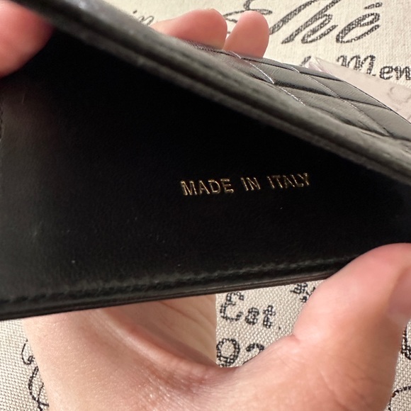 Authentic Chanel Black Lambskin Chocolate Bar Card Holder - Picture 4 of 6